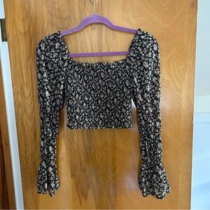 Wild Fable Floral Smocked Top